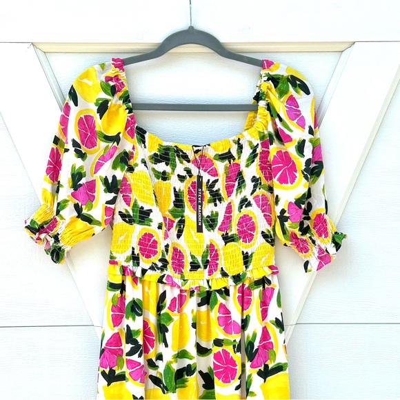 Steve Madden Grapefruit Challis Midi Dress - Picture 2 of 2